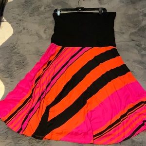 Halter dress combination